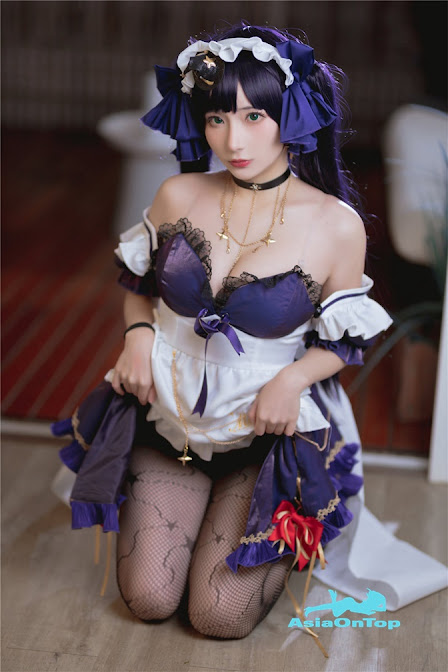 Coser@是三不是世w No.008: 原神莫娜女仆 Maid of the original god Mona