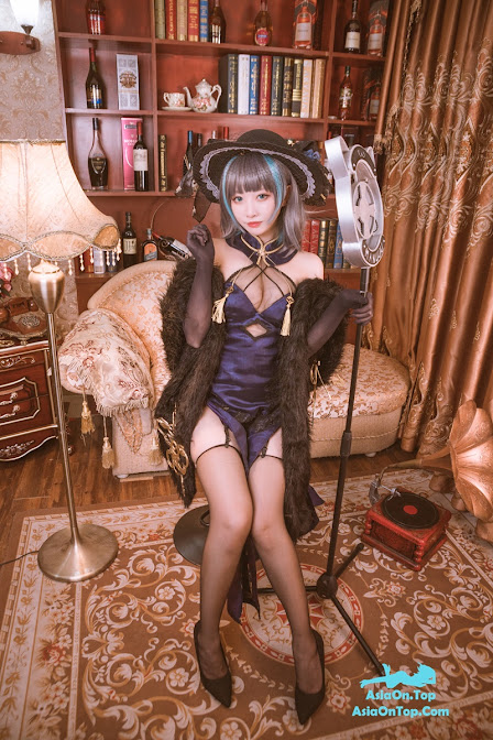 Coser@宮本桜: 柴郡旗袍 音乐绚烂CaitSith Cheshire cheongsam with gorgeous music