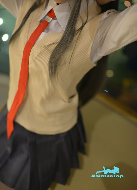 Coser@雪琪SAMA Vol.043: 麻衣制服兔女郎 bunny girl in linen uniform