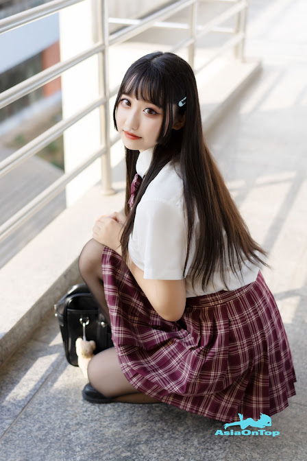 MTCos 喵糖映画 – Vol 023 – 长发JK萌妹 Long hair JK cute girl￼￼