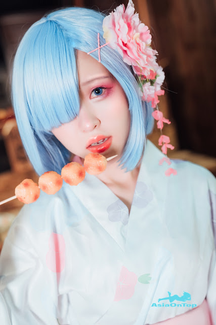 Coser@晕崽Zz: 和服蕾姆 Kimono Rem