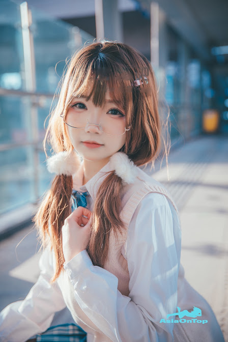 Coser@雪晴Astra (雪晴嘟嘟) Vol.036: JK夕阳 sunset