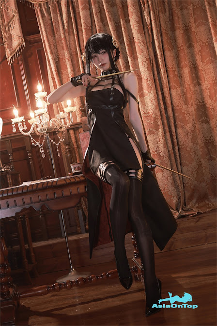 Coser@水淼Aqua Vol.124: 约尔黑礼服 Yoel black dress
