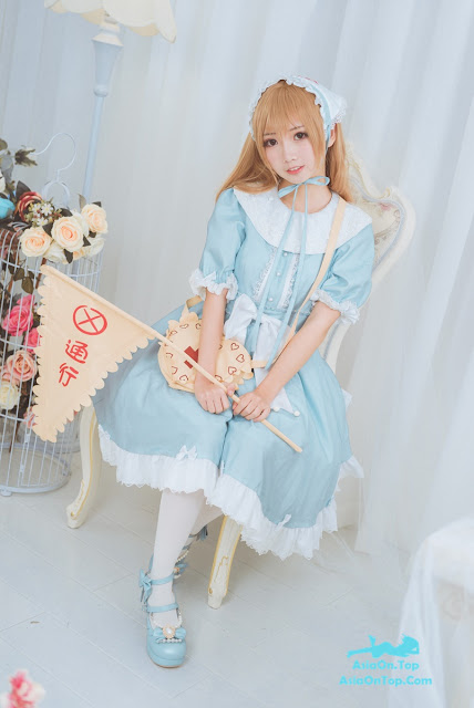 Coser@Xia Xiao Qiu Qiu Qiu (夏小秋秋秋) No.111: 清纯女友-堕 Pure girlfriend-fallen