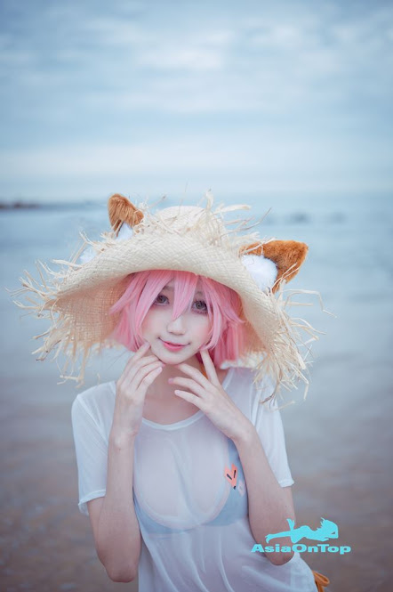 Coser@周叽是可爱兔兔 Vol.033: 小玉泳装 Xiaoyu swimsuit