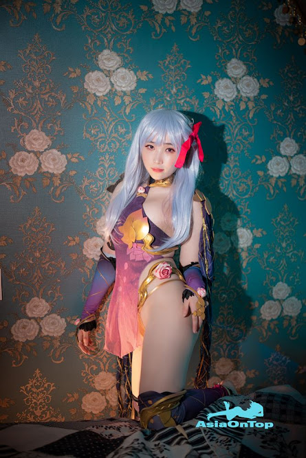 [CreamSoda] Bambi (밤비): Cosplay Tamamo + Kama (FGO)