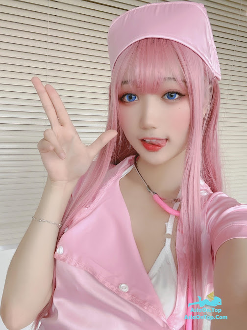 Coser@皮皮奶可可爱了啦 & 周叽是可爱兔兔: 粉蓝护士 pink and blue nurse