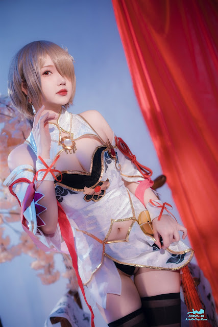 Coser@雪晴Astra (雪晴嘟嘟) – 崩坏3 丽塔·浣溪沙旗袍