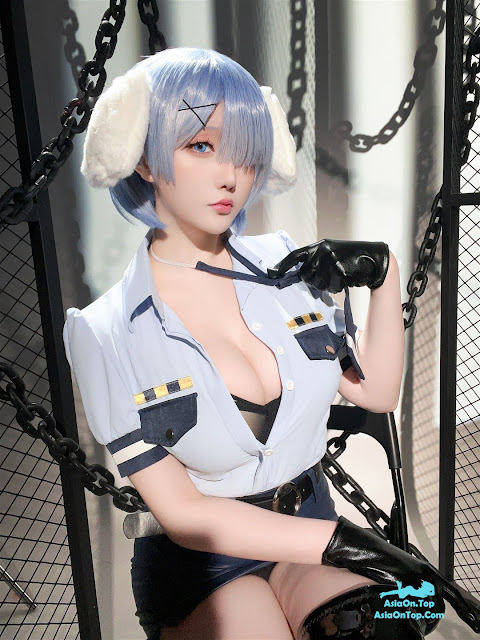 Coser@星之迟迟Hoshilily – 2024年02月计划C RE0 蕾姆 狗耳警官