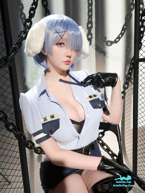 Coser@星之迟迟Hoshilily – 2024年02月计划C RE0 蕾姆 狗耳警官
