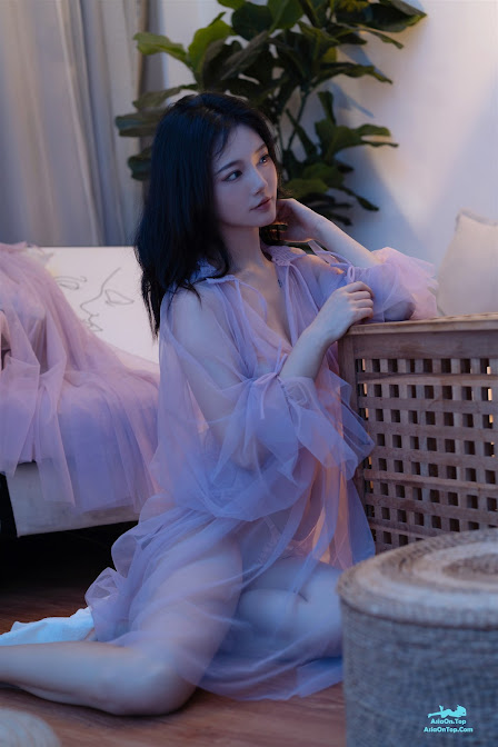 Coser@桃良阿宅 – 紫纱裙