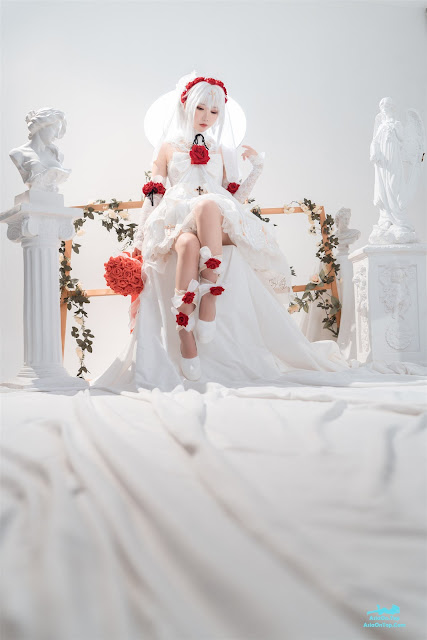 Coser@面饼仙儿 No.089 德丽莎婚纱