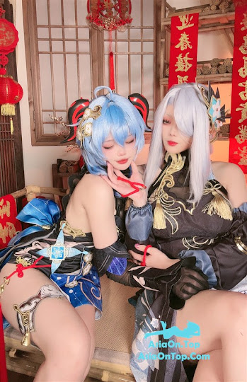 Coser@九言 & 小瑶幺幺 – 原神新春—甘雨申鹤海灯节双人