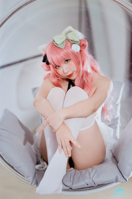 Coser@九曲Jean – 粉发妹妹 (正片+自拍)