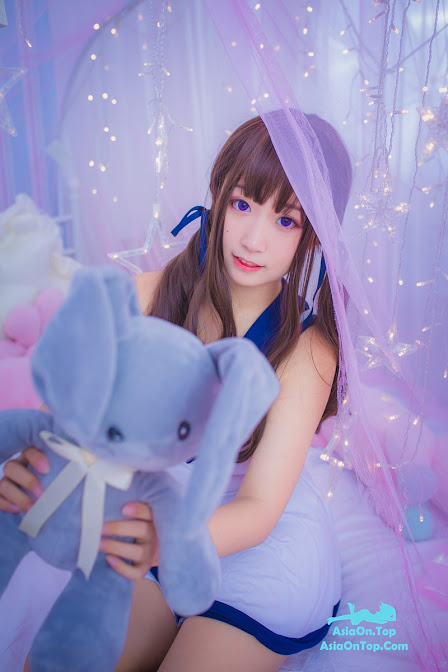 Coser@Mao Jiu Jiang Sakura (猫九酱Sakura): 连衣水手服 Sailor jumpsuit