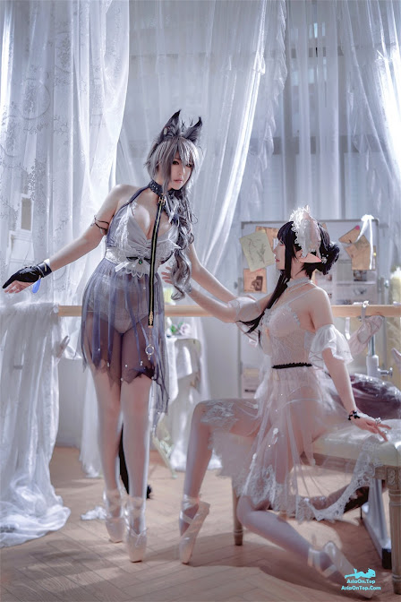 Coser@面饼仙儿 No.120 &半半子-明日方舟-黑 x 森蚺