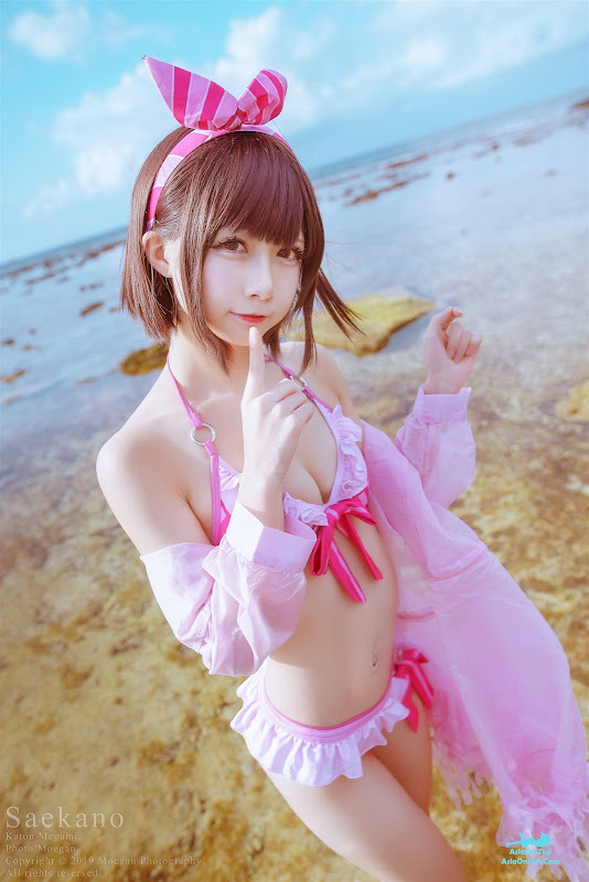 Coser@沖田凜花Rinka – 加藤恵 水着ver. (冴えない彼女の育てかた